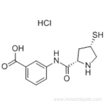 3-[(2S,4S)-4-Mercaptopyrrolidine-2-carboxamido]benzoic acid hydrochloride CAS 219909-83-8